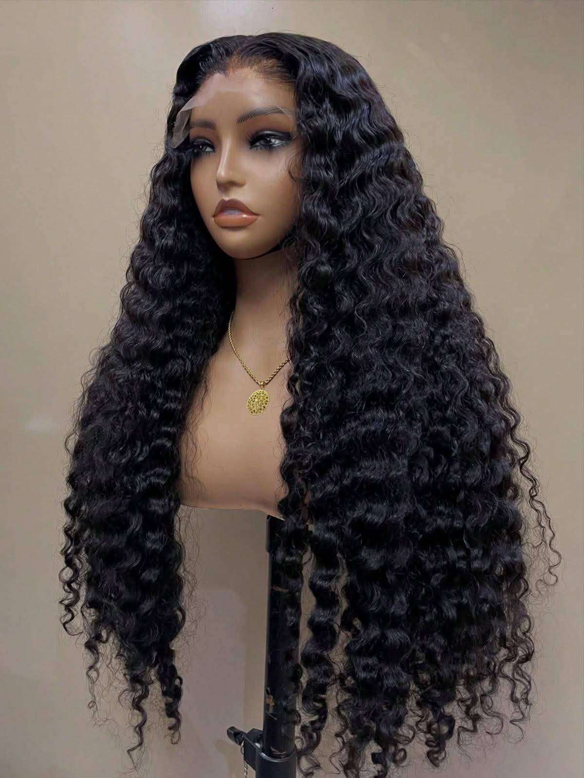 26” Deep wave wig 200% Density 13x6 lace