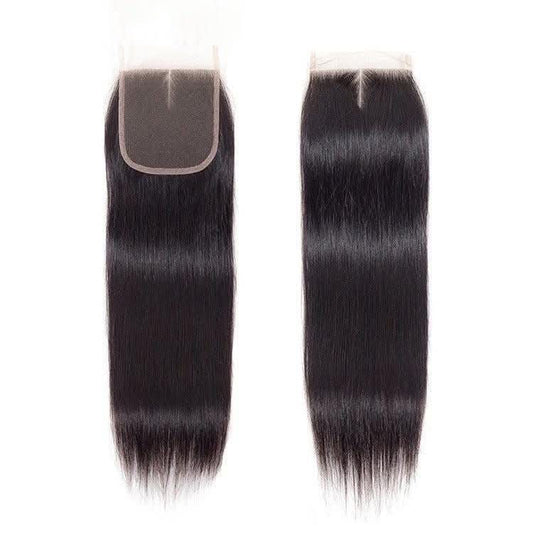 Straight 4x4 lace closure